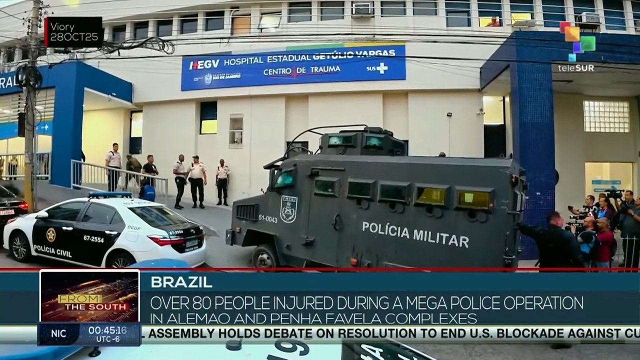 Brazil: Over 80 people injured during a mega police operation in Alemao and Penha favela complexes