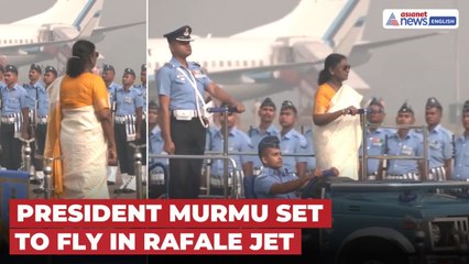 President Droupadi Murmu Arrives at Ambala to Take Rafale Sortie