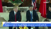 Trump Arrives in South Korea for Meeting With Xi