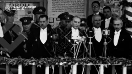 Kültür ve Turizm Bakanlığı’ndan 29 Ekim kutlaması: 10. Yıl Nutku’nun okunduğu görüntüler paylaşıldı!