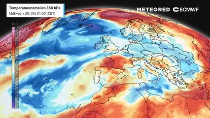 Richtung Monatsende erreichen uns deutlich "zu warme" Luftmassen! Allerheiligen wird richtig warm!