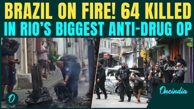 Breaking: BLOODBATH in Brazil | 64 KILLED in Rio De Janeiro Police’s BIGGEST Raid on Drug Gangs