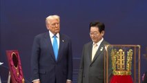South Korea awards Trump its highest medal, gifts him a replica gold crown