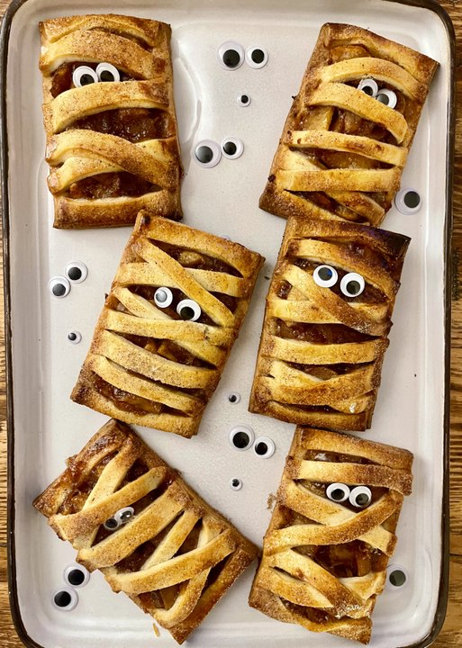 Apple Pies d'Halloween façon Momie 👻 | Recette Facile et Amusante à Faire en Famille