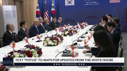 USA - President Trump Participates in Bilateral Meeting with the Prime Minister of the Republic of Korea (29.10.25)