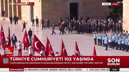 Cumhurbaşkanı Erdoğan, Anıtkabir'i ziyaret ediyor