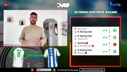 El Racing quiere el liderato a costa de la Real B