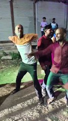 Viral Indian Street Dance! 🔥 Bald Guy's Epic Moves to Dhol Beats