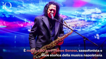 Addio a James Senese, il sax che ha dato voce a Napoli