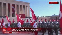 Cumhurbaşkanı Erdoğan'a Anıtkabir'de yoğun sevgi gösterisi