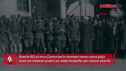 Cumhuriyet'in ilanından hemen sonrası kaydedildi, 102 yıl sonra bulundu