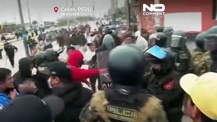 Trabalhadores dos transportes protestam no Peru após homicídio de motorista