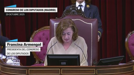 El Congreso de los Diputados guarda un minuto de silencio por las víctimas de la dana