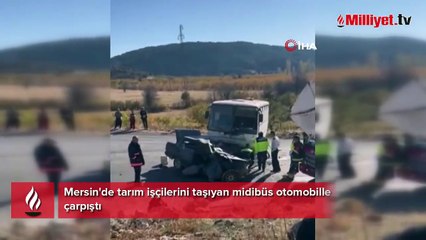 Mersin’de feci kaza! Midibüs ve otomobil çarpıştı: 3 ölü 12 yaralı