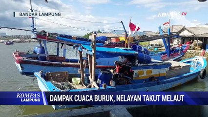 Dampak Cuaca Buruk, Nelayan Takut Melaut
