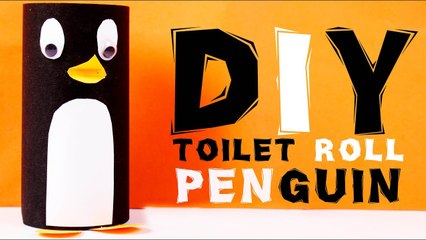 DIY Penguin | How To Make Penguin With Toilet Roll | Toilet Roll Penguin