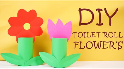 DIY Toilet Paper Roll Flowers Craft | Toilet Paper Roll Hacks | Life Hacks | DIY Crafts