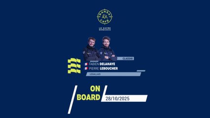 TRANSAT CAFÉ L'OR Le Havre Normandie2025 - Un début de course épuisant et éprouvant pour Fabien Delahaye et Pierre Leboucher