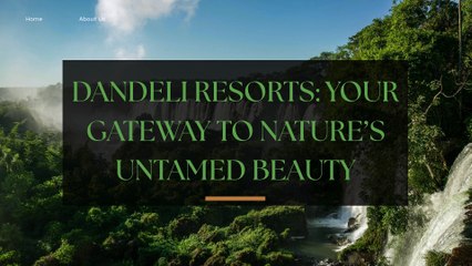 Dandeli Resorts Your Gateway to Nature’s Untamed Beauty