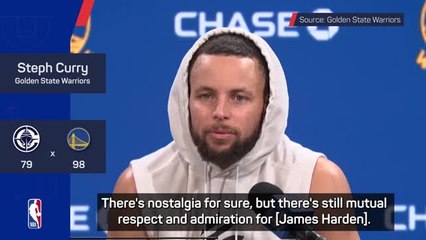 Curry praises Harden's longevity in the NBA