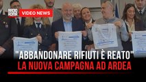Rifiuti, Ardea lancia la campagna contro l’abbandono selvaggio