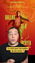 Ballad of a Small Player avec Colin Farrell c’est un nouveau film Netflix qui se situe entre le drame psychologique et le thriller dans un décor de casino !