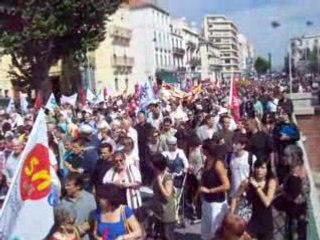 greve  retraite  et lycée  a perpignan  22 mai 2008