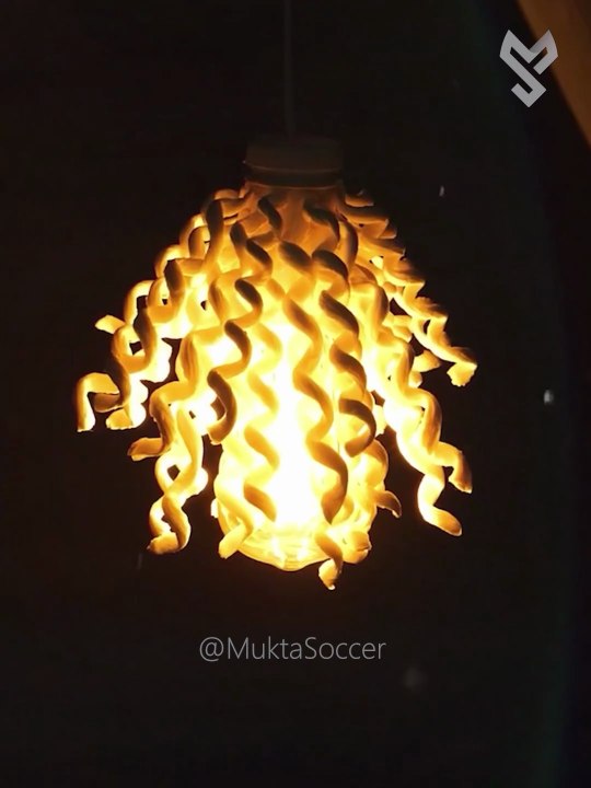 DIY Paper Ceiling Light 💡 Beautiful Handmade Room Decor Idea #shorts #howto