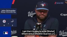 Schneider praises Guerrero Jr after two-run homer off Ohtani levels World Series