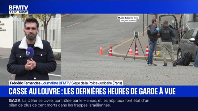 Casse au Louvre: les 96 heures de garde à vue arrivent à leur terme pour les deux suspects interpellés
