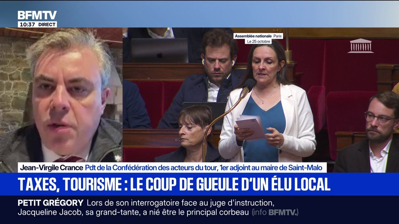 Budget: "On a le sentiment que c'est un peu le concours Lépine des taxations possibles", estime Jean-Virgile Crance, président de la Confédérations des acteurs du tourisme