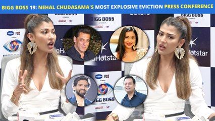 Bigg Boss 19: Nehal Chudasama's Most Explosive Eviction Press Conference | Salman Khan