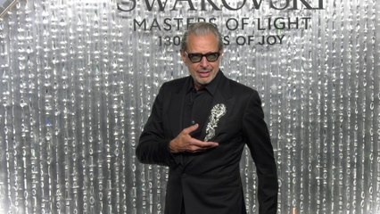 Jeff Goldblum attends the Swarovski Masters of Light Opening Celebration in Los Angeles