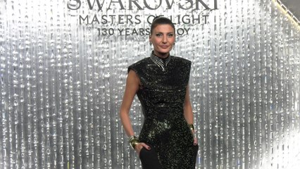 Giovanna Battaglia Engelbert attends the Swarovski Masters of Light Opening Celebration in Los Angeles