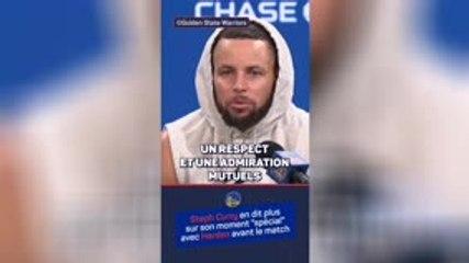 Warriors - Curry : "Avec Harden, il y a toujours un respect et une admiration mutuels"