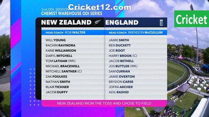 New Zealand vs England Highlights - 2nd ODI 2025