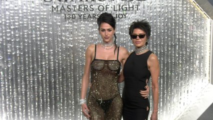 Amelia Gray Hamlin and Lisa Rinna attend the Swarovski Masters of Light Opening Celebration in Los Angeles