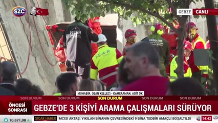 Gebze'de enkazdan 2 kişinin cansız bedeni çıkarıldı