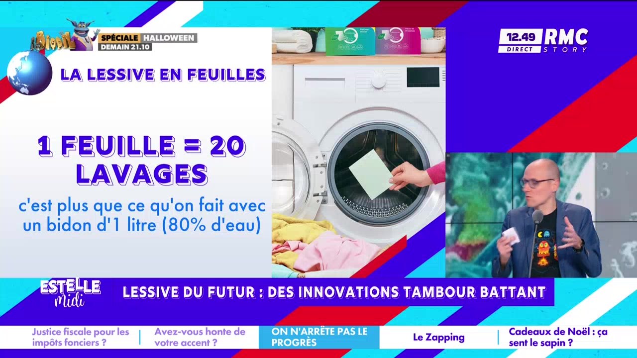 On n'arrête pas le progrès : Lessive du futur,...