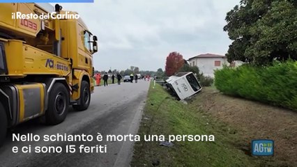 Tragedia a Oderzo (Treviso), incidente tra autobus di studenti e auto: il video