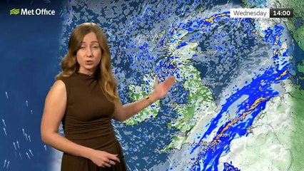 Met Office Wednesday Afternoon Weather Forecast 29/10/2025