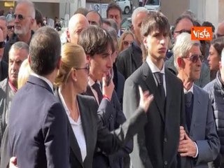 Addio a Marco Ghigliani, il funerale dell'Ad di La7 alla Chiesa degli Artisti a Roma