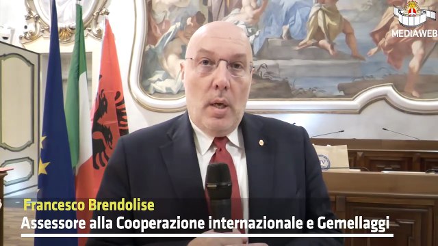 Pavia - La delegazione di Valona in visita a Pavia accolti dal Sindaco. (29.10.25)