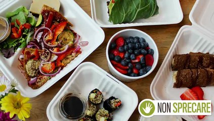 Spreco imballaggi cibo a domicilio