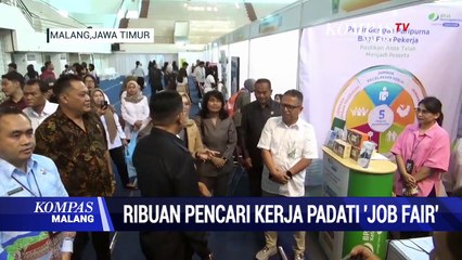 Ribuan Pencari Kerja Padati Job Fair Kota Malang