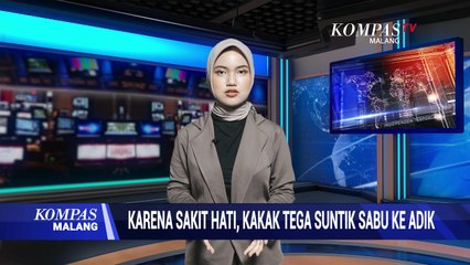 Tega! Kakak di Malang Suntik Sabu Adiknya, Sebut Karena Sakit Hati