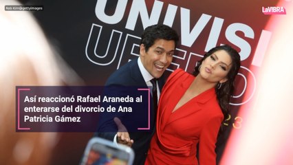 Así reaccionó Rafael Araneda al enterarse del divorcio de Ana Patricia Gámez