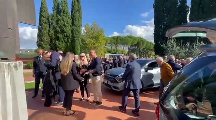 Luciano Spalletti al funerale dello storico dirigente dell'Empoli Silvano Bini. "Aveva la qualità di saper decidere"