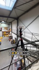 Petite astuce lorsque tu peins avec un projecteur