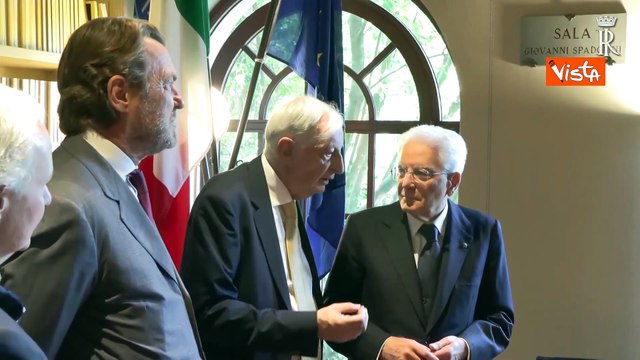 Mattarella visita Fondazione Spadolini Nuova Antologia a Firenze per il centenario della nascita